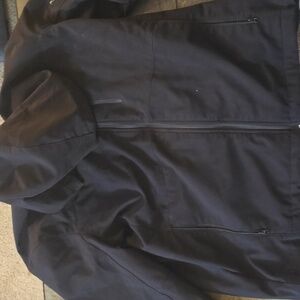 Xersion Men's Black Hooded Raincoat